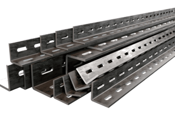 lochwinkel aus stahl