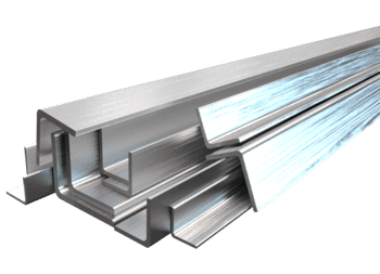 verzinkter gekanteter winkelstahl